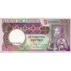 P107 Angola - 500 Escudos Year 1973 P107 Angola - 500 Escudos Year 1973