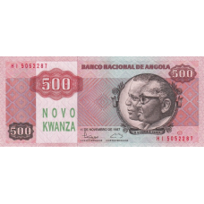 P123 Angola 500 Novo Kwanzas Year 1987 P123 Angola 500 Novo Kwanzas Year 1987