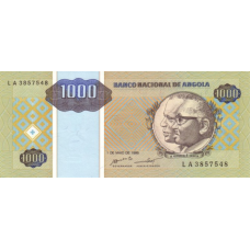 P135 Angola - 1000 Kwanzas Reajustados Year 1995 P135 Angola - 1000 Kwanzas Reajustados Year 1995