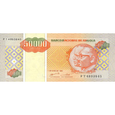 P138 Angola 50.000 Kwanzas Reajustados Year 1995 P138 Angola 50.000 Kwanzas Reajustados Year 1995