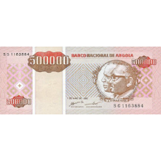 P140 Angola - 500.000 Kwanzas Reajustados Year 1995 P140 Angola - 500.000 Kwanzas Reajustados Year 1995