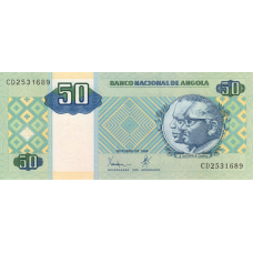 P146a Angola - 50 Kwanzas Year 1999 P146a Angola - 50 Kwanzas Year 1999