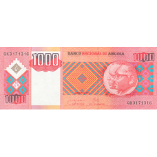 P150b Angola - 1000 Kwanzas Year 2011 P150b Angola - 1000 Kwanzas Year 2011