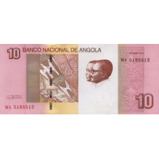 P151B Angola - 10 Kwanzas Year 2012