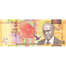 (608) ** PN78A Bahamas 5 Dollars Year 2019 (2020)