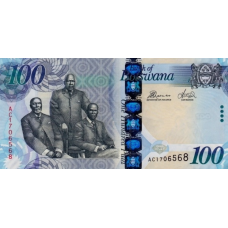 P33b Botswana 100 Pula Year 2010 P33b Botswana 100 Pula Year 2010