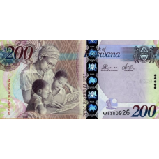 P34b Botswana - 200 Pula Year 2010 P34b Botswana - 200 Pula Year 2010