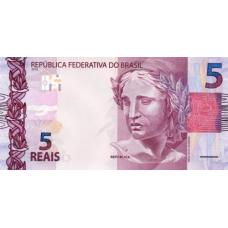 (488) Brazil P253d - 5 Reais Year 2019 (488) Brazil P253d - 5 Reais Year 2019