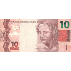 (489) Brazil P254d - 10 Reais Year 2019 (489) Brazil P254d - 10 Reais Year 2019