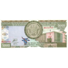 P42c Burundi - 5000 Francs Year 2005 P42c Burundi - 5000 Francs Year 2005