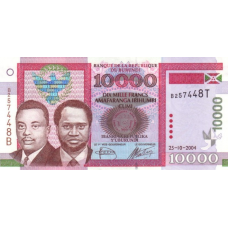 P43a Burundi - 10.000 Francs Year 2004 P43a Burundi - 10.000 Francs Year 2004