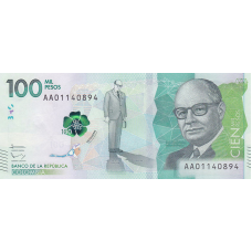(399) Colombia P463 - 100.000 Pesos Year 2015