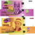 (000977) ** PNew (PN18d, PN19d) Comoros - 5000 & 10.000 Francs (2025) (2 Notes)