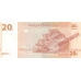 P88S Congo (Democratic Republic) -20 Franc Year 1997 (SPECIMEN)