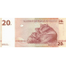 (465) Congo Dem. Rep. P88 - 20 francs Year 1997