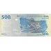 (466) Congo Dem. Rep. P96b - 500 Francs Year 2013