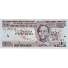 P46c Ethiopia - 1 Birr Year 2003 P46c Ethiopia - 1 Birr Year 2003