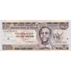 P46d Ethiopia - 1 Birr Year 2006 P46d Ethiopia - 1 Birr Year 2006