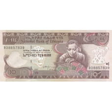 P48f Ethiopia - 10 Birr Year 2015 P48f Ethiopia - 10 Birr Year 2015