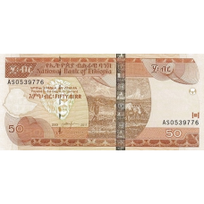 P51e Ethiopia - 50 Birr Year 2011 P51e Ethiopia - 50 Birr Year 2011
