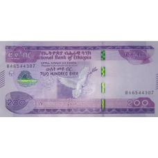 (162) ** PNew (PN56a) Ethiopia - 200 Birr (2020)
