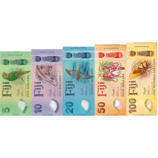 (059) ** PNew (PN125-PN129) Fiji - 5-100 Dollars (5 Notes) (2025)