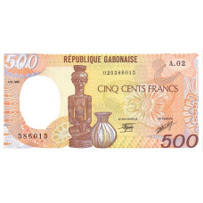 P8 Gabon (Republic) - 500 Francs Year 1985