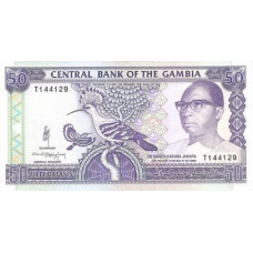 P15a Gambia - 50 Dalasis Year ND (1989-1995) P15a Gambia - 50 Dalasis Year ND (1989-1995)