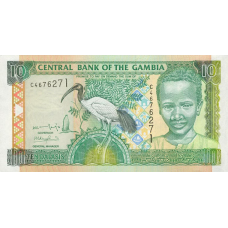 P21c Gambia - 10 Dalasis Year ND (2001-2005) P21c Gambia - 10 Dalasis Year ND (2001-2005)