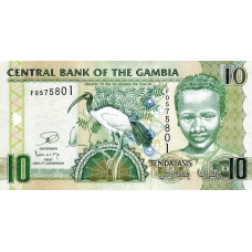 P26c Gambia - 10 Dalasis Year ND (2006-2013) P26c Gambia - 10 Dalasis Year ND (2006-2013)