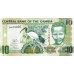 P26c Gambia - 10 Dalasis Year ND (2006-2013)