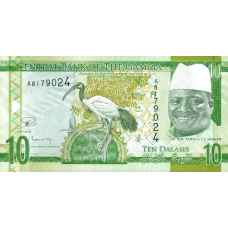 P32 Gambia - 10 Dalasis Year ND (2015) P32 Gambia - 10 Dalasis Year ND (2015)