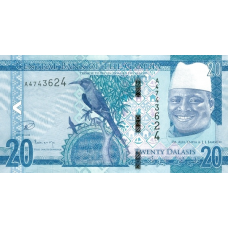 P33 Gambia - 20 Dalasis Year ND (2015) P33 Gambia - 20 Dalasis Year ND (2015)