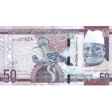 P34 Gambia - 50 Dalasis Year ND (2015) P34 Gambia - 50 Dalasis Year ND (2015)