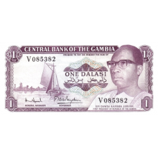 P 4f Gambia - 1 Dalasi Year ND P 4f Gambia - 1 Dalasi Year ND