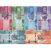 (774) ** PN37-42 Gambia 5,10,20,50,100 & 200 Dalasis (Set of 6 Notes) Year 2019