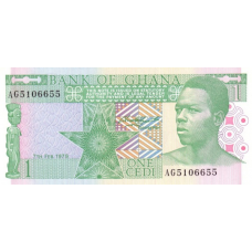 P17a Ghana - 1 Cedi Year 1979 P17a Ghana - 1 Cedi Year 1979