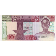 P20d Ghana - 10 Cedis Year 1982 P20d Ghana - 10 Cedis Year 1982