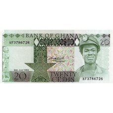 P21b Ghana - 20 Cedis Year 1980 P21b Ghana - 20 Cedis Year 1980