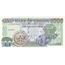 P32g Ghana - 1000 Cedis Year 2001 P32g Ghana - 1000 Cedis Year 2001