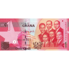 P37f Ghana - 1 Cedi Year 2015 P37f Ghana - 1 Cedi Year 2015