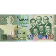 P39d Ghana - 10 Cedis Year 2013 P39d Ghana - 10 Cedis Year 2013