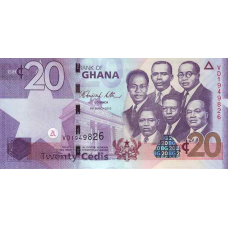 P40b Ghana - 20 Cedis Year 2010 P40b Ghana - 20 Cedis Year 2010