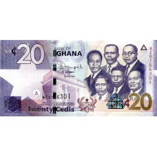 P40e Ghana - 20 Cedis Year 2014 P40e Ghana - 20 Cedis Year 2014