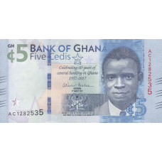 P43 Ghana - 5 Cedis Year 2017 P43 Ghana - 5 Cedis Year 2017
