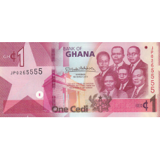 P45 Ghana - 1 Cedi Year 2019 P45 Ghana - 1 Cedi Year 2019