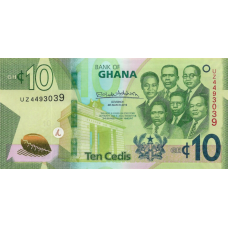 P47 Ghana - 10 Cedis Year 2019 P47 Ghana - 10 Cedis Year 2019