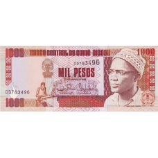 P13b Guinea-Bissau - 1000 Pesos Year 1993
