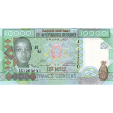P42a Guinea - 10.000 Francs Year 2007 P42a Guinea - 10.000 Francs Year 2007