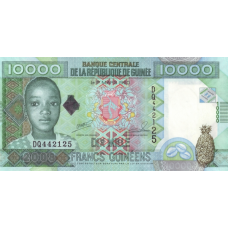 P42b Guinea - 10.000 Francs Year 2008 P42b Guinea - 10.000 Francs Year 2008